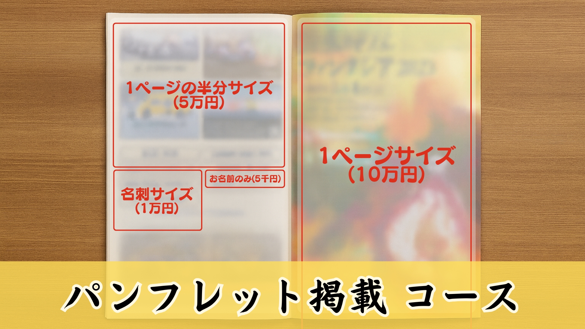 パンフレット掲載コース クラファン画像